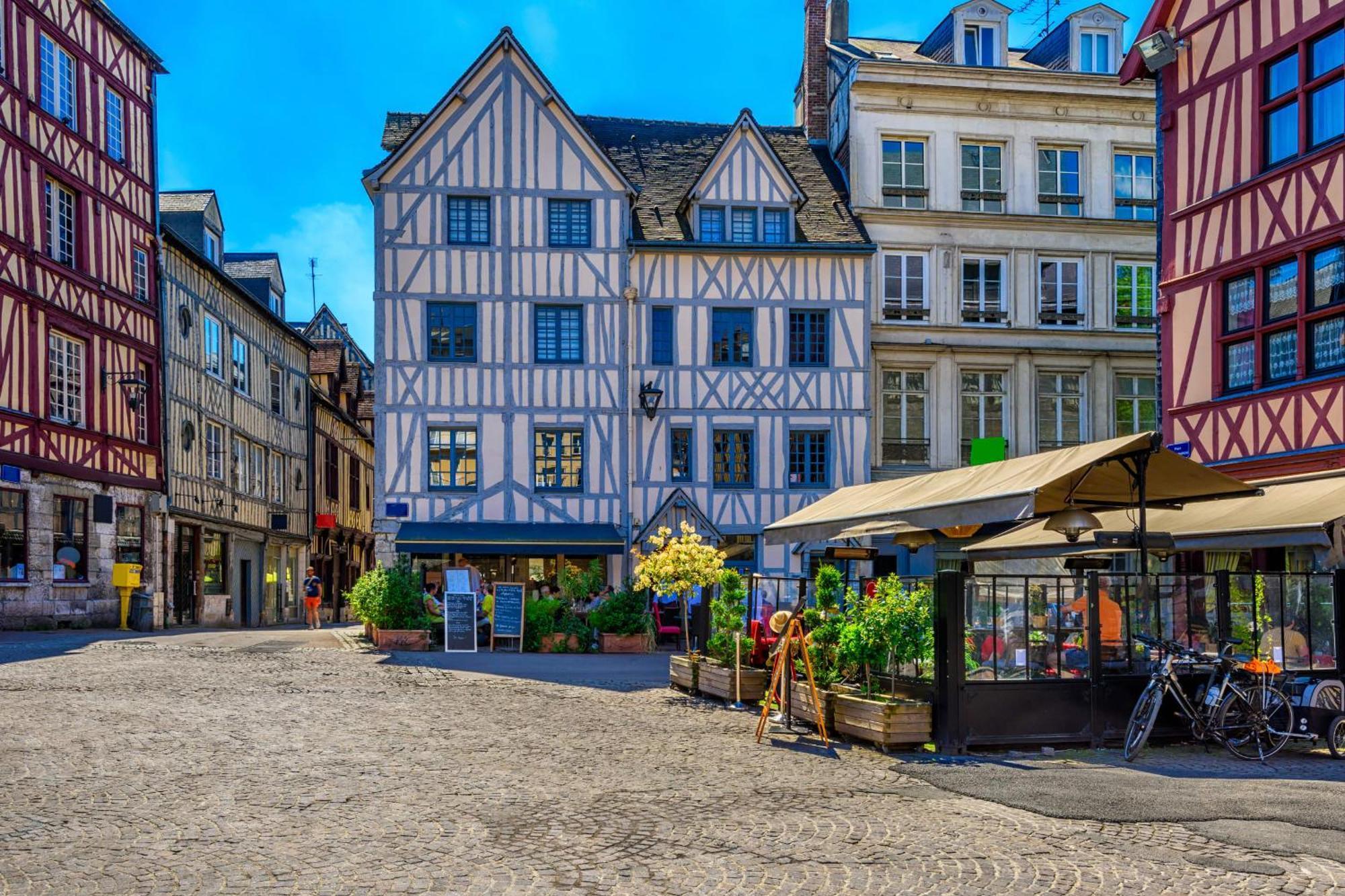 Le Charmant F2 Rue Du Gros Horloge A Rouen! Esterno foto